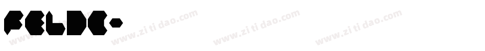 feldc字体转换
