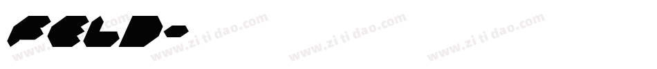 feld字体转换