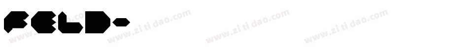 feld字体转换