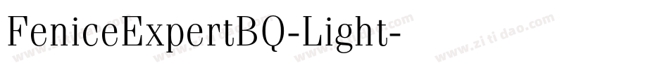 FeniceExpertBQ-Light字体转换