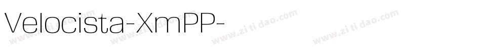 Velocista-XmPP字体转换 Velocista-XmPP字体转换