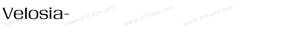 Velosia字体转换