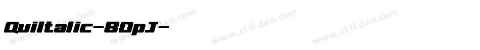 Quiltalic-8OpJ字体转换