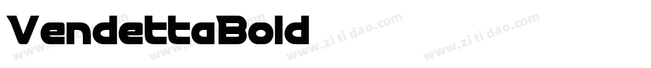 VendettaBold字体转换