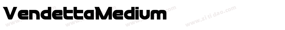 VendettaMedium字体转换