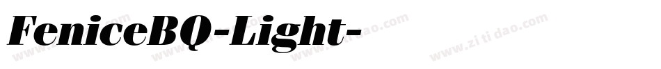 FeniceBQ-Light字体转换