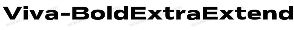 Viva-BoldExtraExtended字体转换