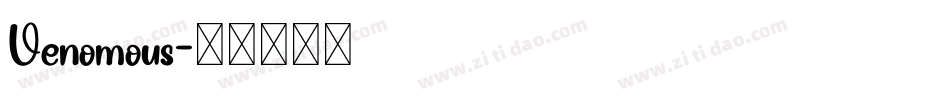 Venomous字体转换