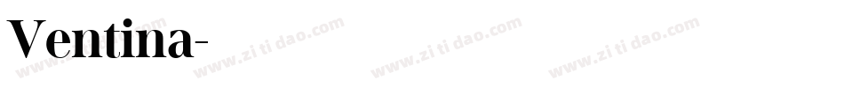 Ventina字体转换