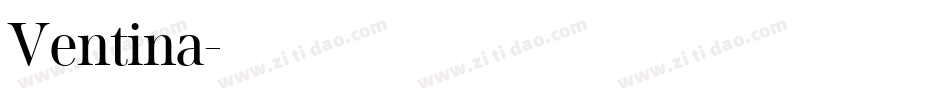 Ventina字体转换