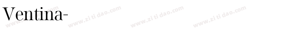 Ventina字体转换