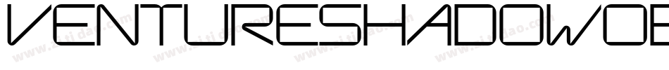 VentureShadowOblique字体转换
