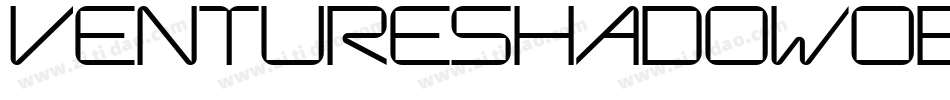 VentureShadowOblique字体转换