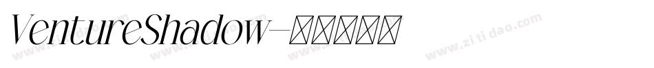 VentureShadow字体转换