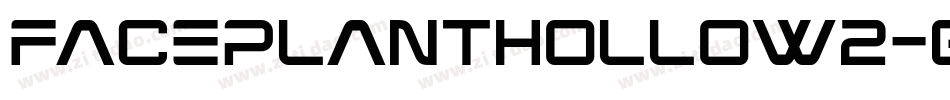 FacePlantHollow2-G52Z字体转换