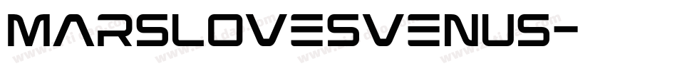 MarsLovesVenus字体转换
