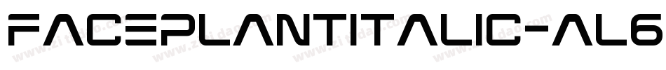 FacePlantItalic-aL69字体转换