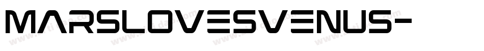 MarsLovesVenus字体转换