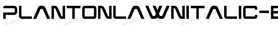 PlantOnLawnItalic-BJA5字体转换