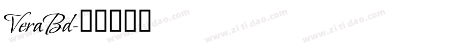 VeraBd字体转换