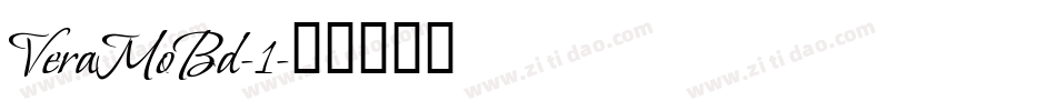 VeraMoBd-1字体转换