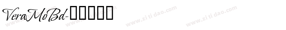 VeraMoBd字体转换