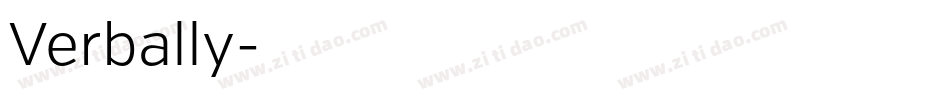 Verbally字体转换