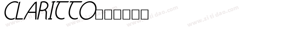 CLARITTO字体转换