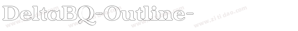 DeltaBQ-Outline字体转换