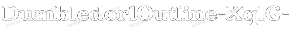 Dumbledor1Outline-XqlG字体转换