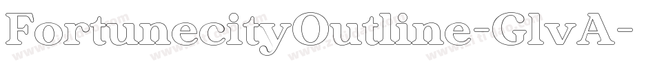 FortunecityOutline-GlvA字体转换