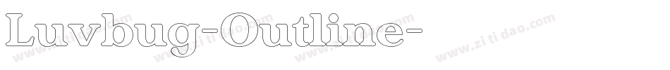 Luvbug-Outline字体转换