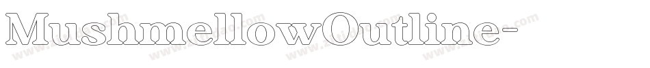 MushmellowOutline字体转换