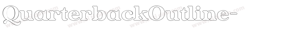 QuarterbackOutline字体转换 QuarterbackOutline字体转换