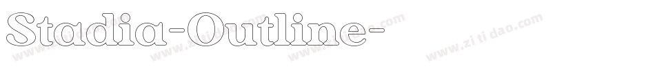Stadia-Outline字体转换