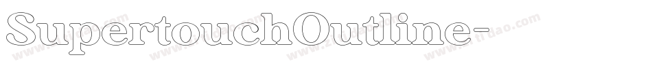 SupertouchOutline字体转换
