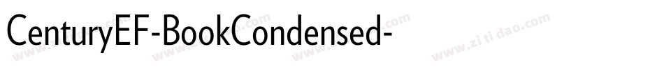 CenturyEF-BookCondensed字体转换