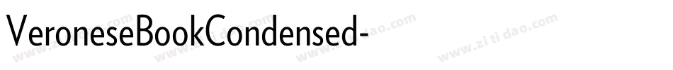 VeroneseBookCondensed字体转换