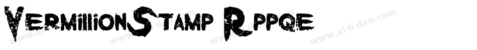 VermillionStamp-Rppqe字体转换