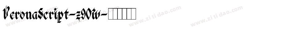 VeronaScript-z9Ow字体转换