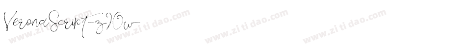 VeronaScript-z9Ow字体转换
