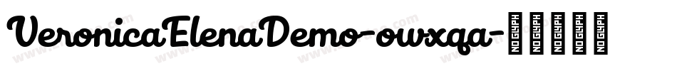 VeronicaElenaDemo-owxqa字体转换