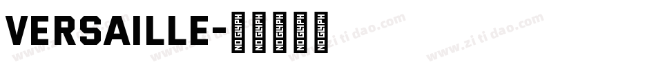 Versaille字体转换