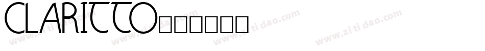 CLARITTO字体转换
