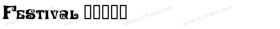 Festival字体转换