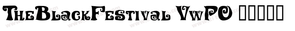 TheBlackFestival-VwP0字体转换
