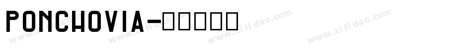 PonchoVia字体转换