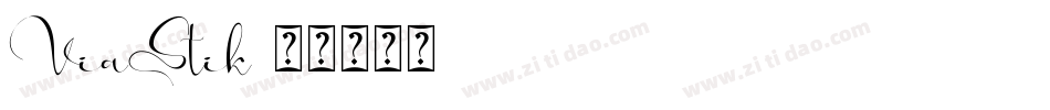 ViaStik字体转换