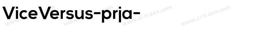 ViceVersus-prja字体转换