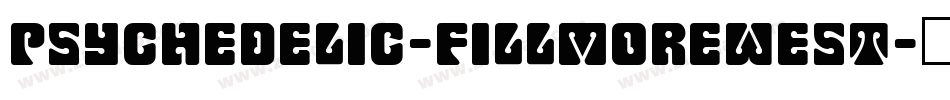 Psychedelic-FillmoreWest字体转换